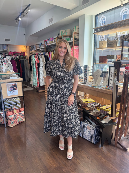 THML Black & Tan Dress