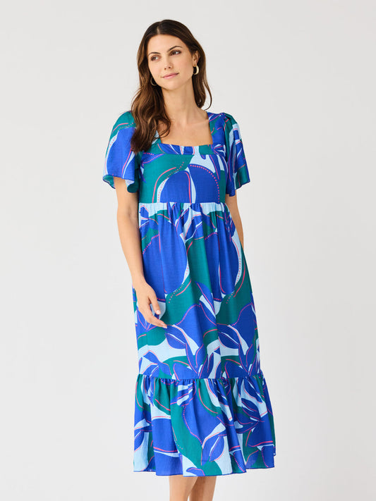 Milena Dress In The Shade Blue