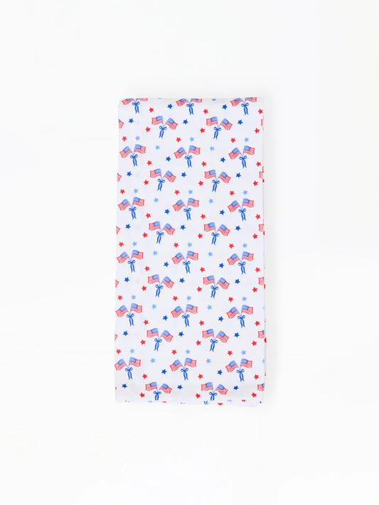 American Flag Tea Towel