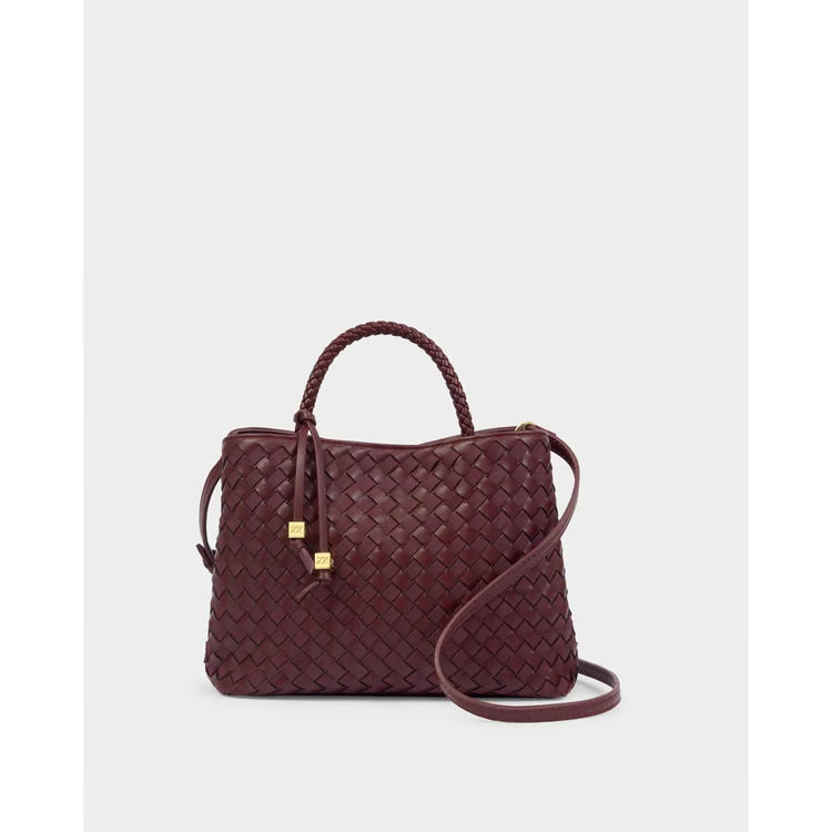 NOVA HAND WOVEN TOP HANDLE BAG