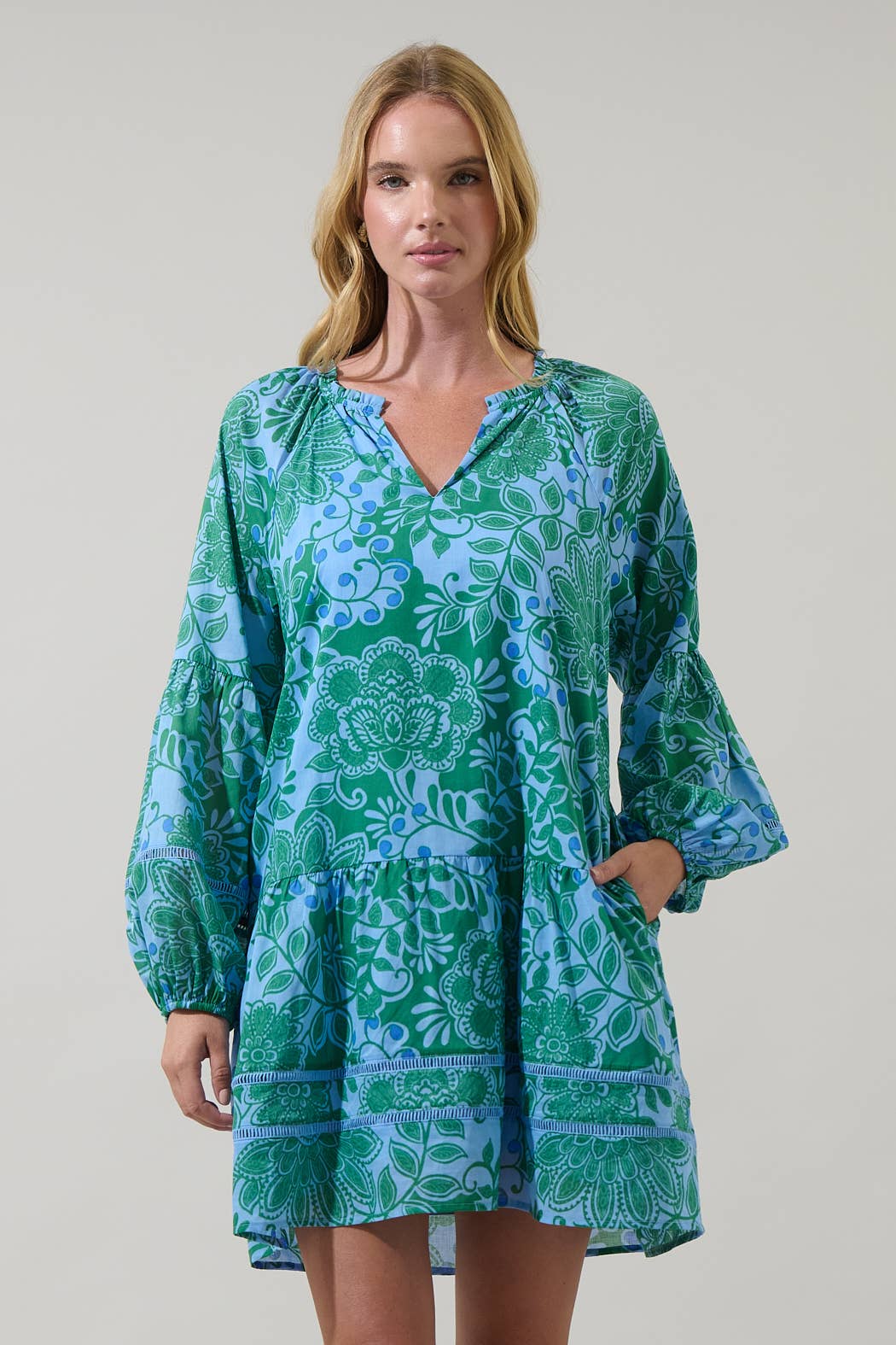 Tressa Floral Ivonna Shift Mini Dress