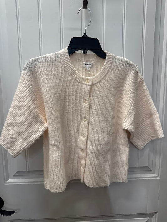 Short Sleeve Knit Cardigan