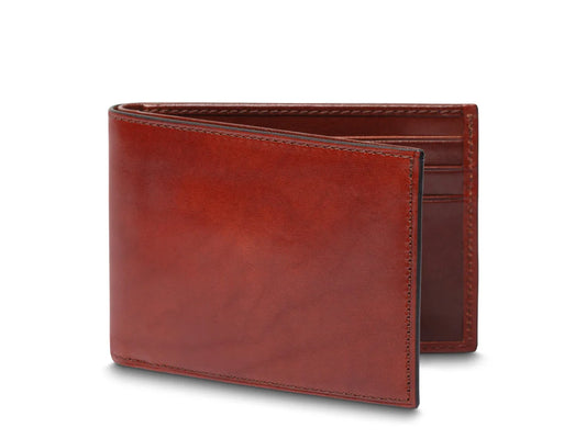 Old Leather Italia Small Bifold Wallet- RFID