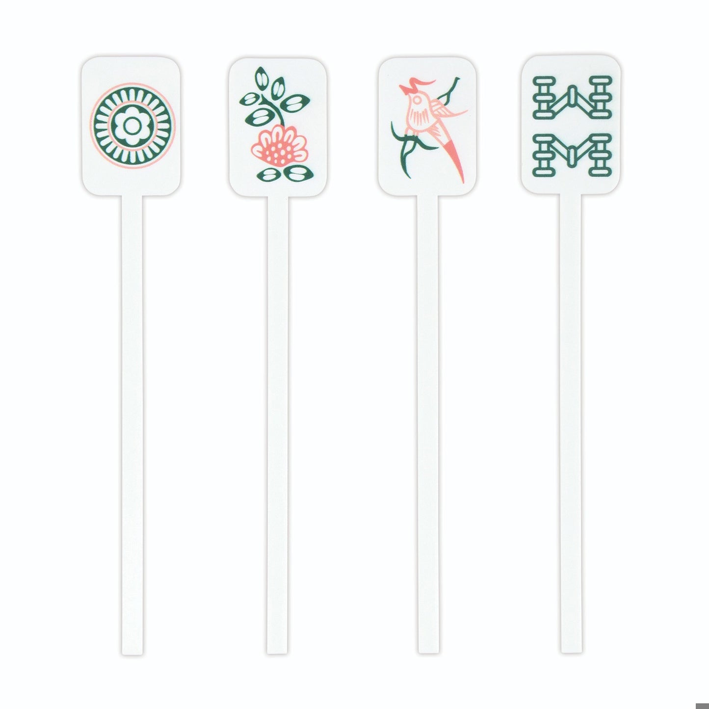 Mahjong Tiles Stir Sticks