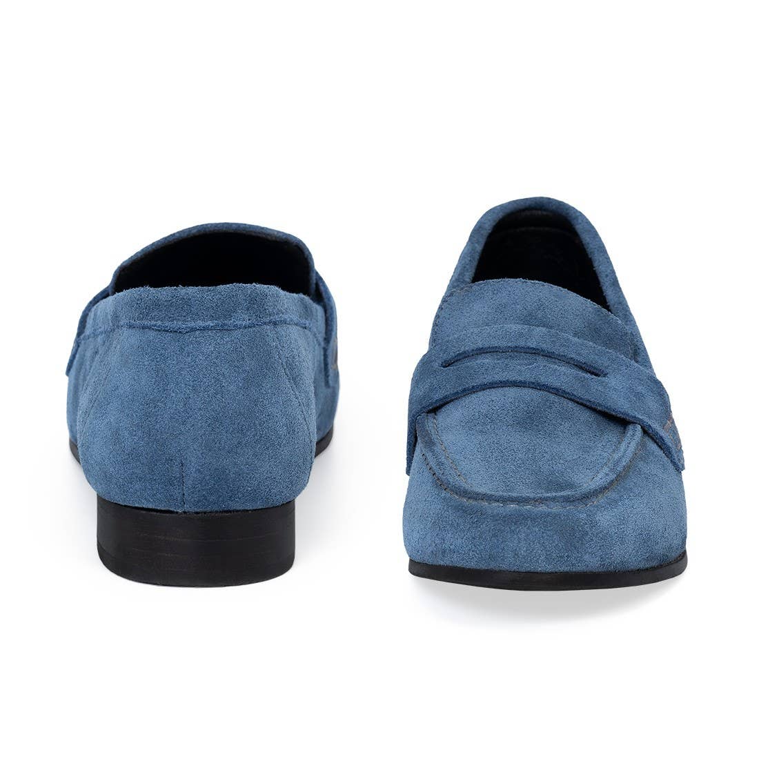 Leather Suede Penny Loafer -Jeanne