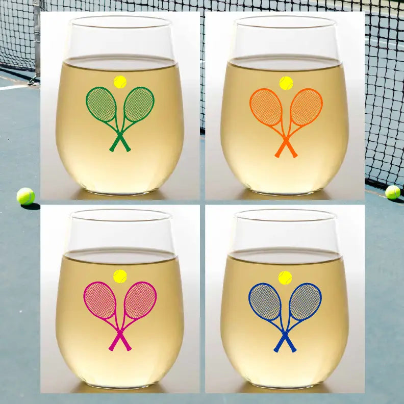 Tennis Shatterproof Wine Glasses