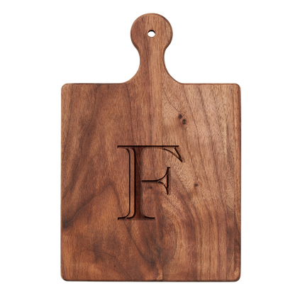 Artisan Maple Paddle - Initial with Gold Spreader & Ribbon