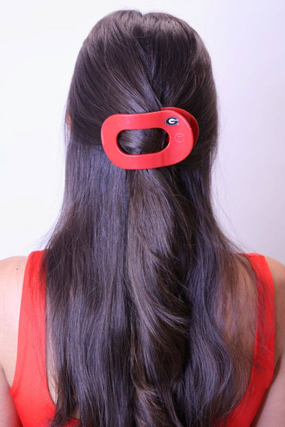 Round Flat Hair Clip | Med. | Univ. of Georgia