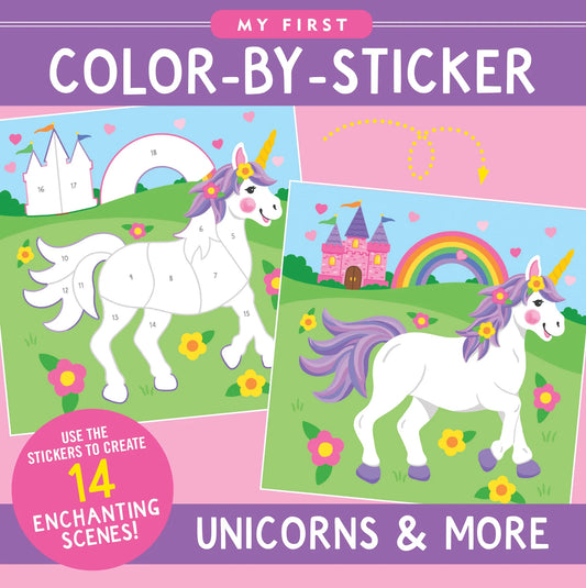 My First Color-by-Sticker Book -- Unicorns & More