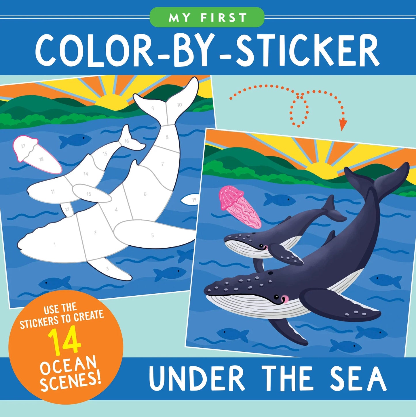 My First Color-By-Sticker Book -- Under the Sea