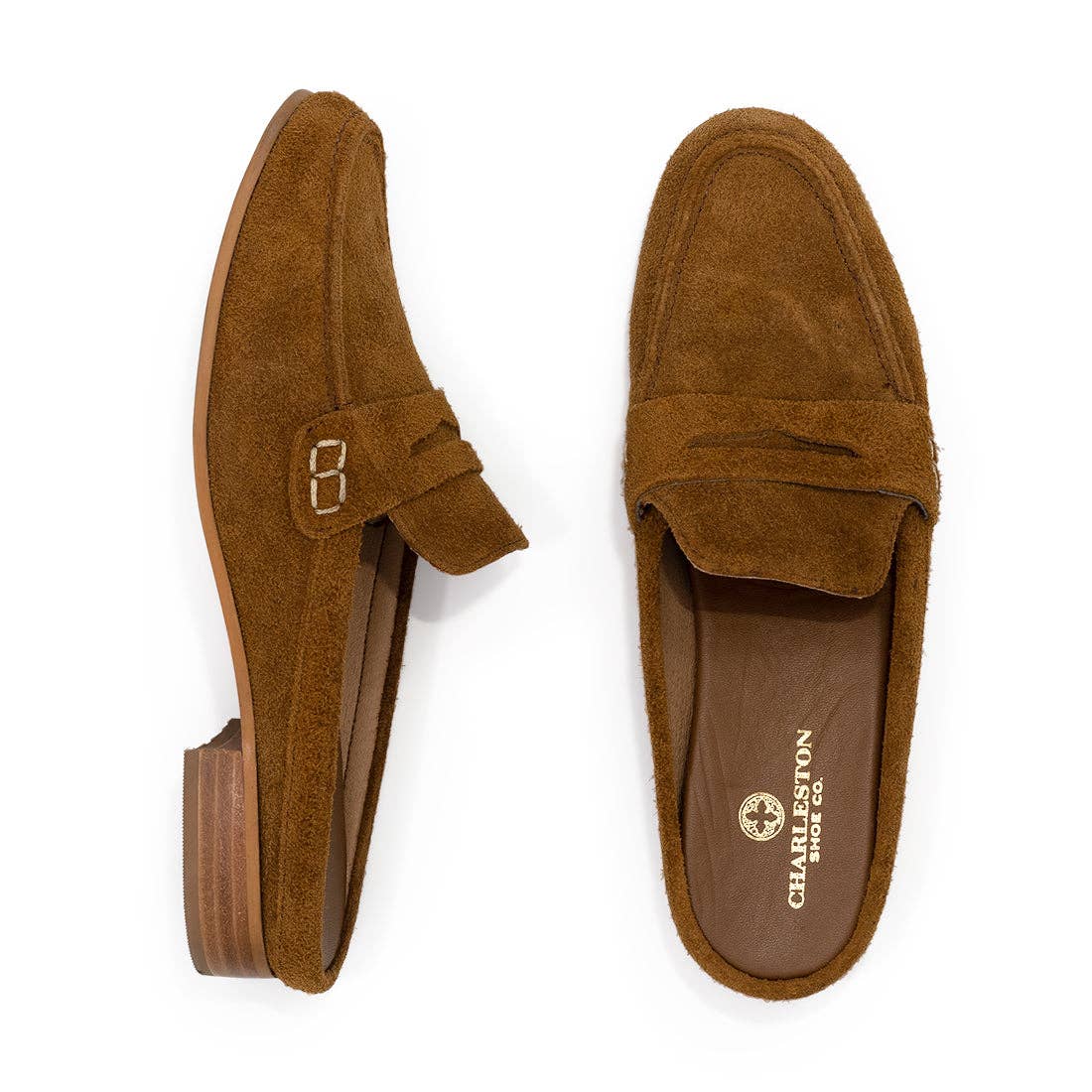Suede Leather Slip on Mule -Fall-Georgia
