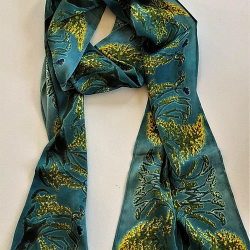 Golden Rod Silk Scarf