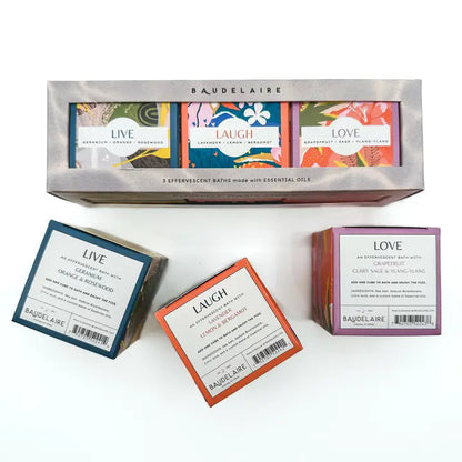 Positive Oasis Vibes Bath Cube Gift set