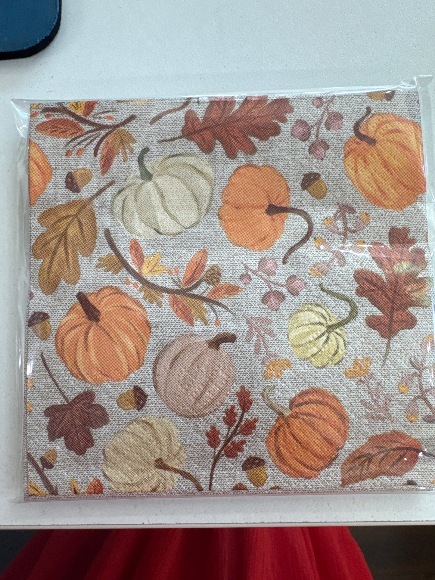 Thanksgiving Cocktail Napkin