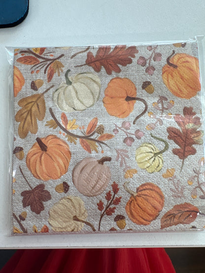 Thanksgiving Cocktail Napkin