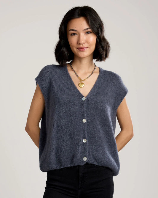 Alessia Button Up Vest