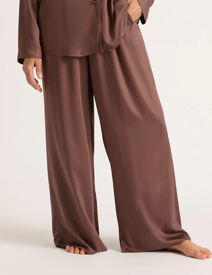 Vegan Silk Wide Leg Pant