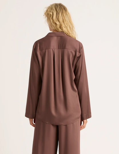 Vegan Silk Long Sleeve Shirt