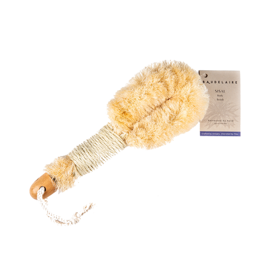 Sisal Body Brush 9"