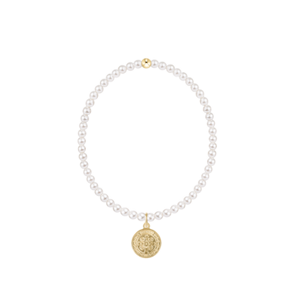 Classic Pearl Charm Bracelet
