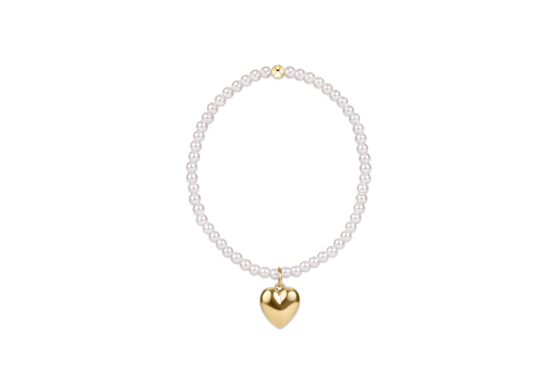 Classic Pearl Charm Bracelet