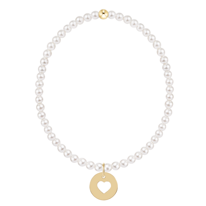 Classic Pearl Charm Bracelet