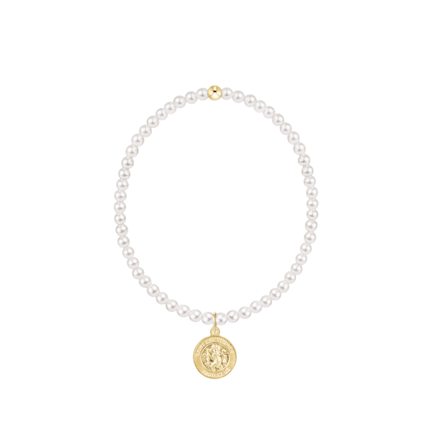 Classic Pearl Charm Bracelet