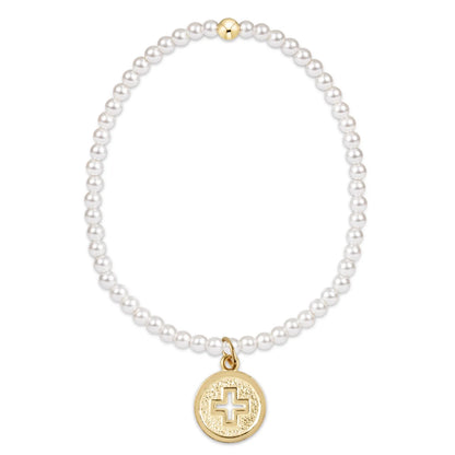 Classic Pearl Charm Bracelet