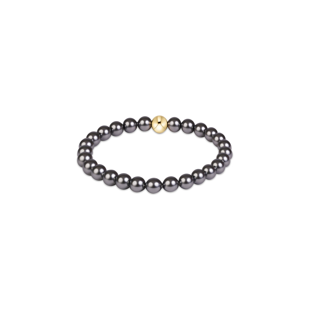 Classic Pearl Dark Grey Bracelet