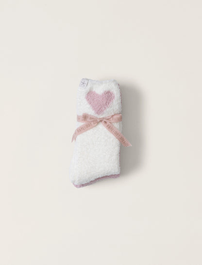 Cozychic Heart Print Sock Set