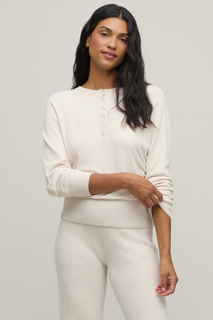 CozyChic Ultra Lite® Scallop Dolman Henley