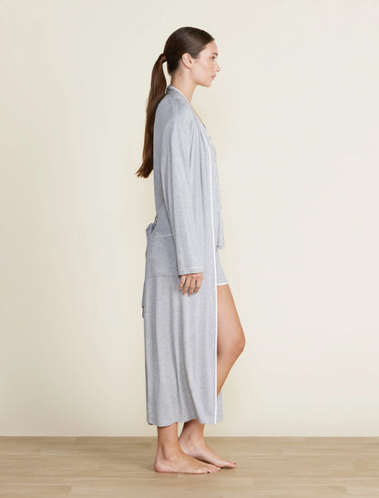 Malibu Collection® Soft Jersey Piped Robe