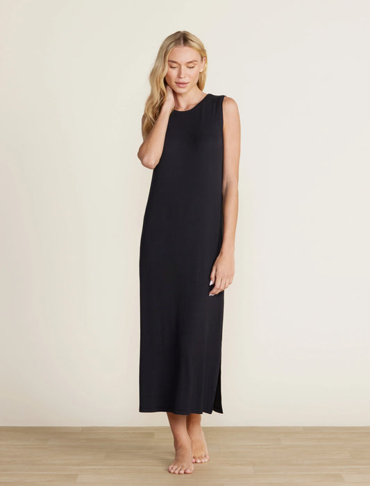 MC Black Ultra Soft Rib Tank Dress