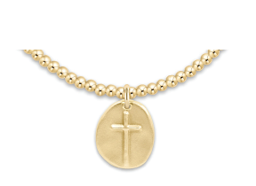 Classic Gold Bead Bracelet- Charms