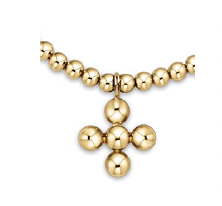 Classic Gold Bead Bracelet- Charms