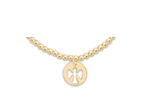 Classic Gold Bead Bracelet- Charms