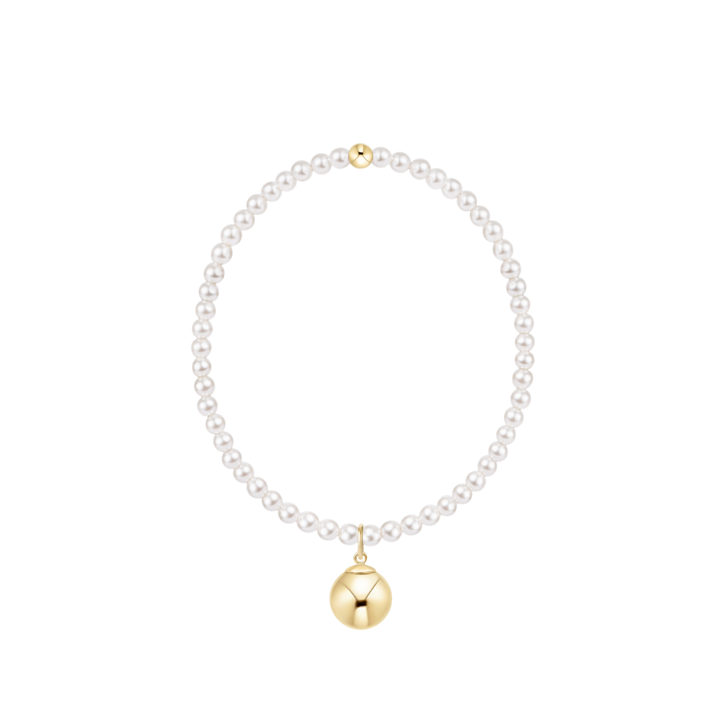 Classic Pearl Charm Bracelet