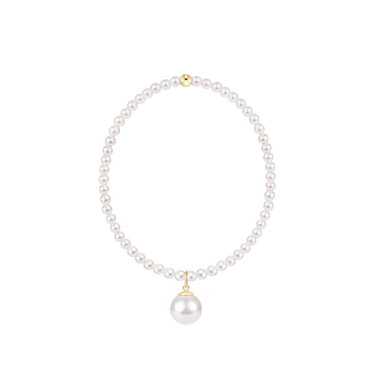 Classic Pearl Charm Bracelet