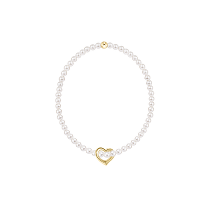 Classic Pearl Charm Bracelet