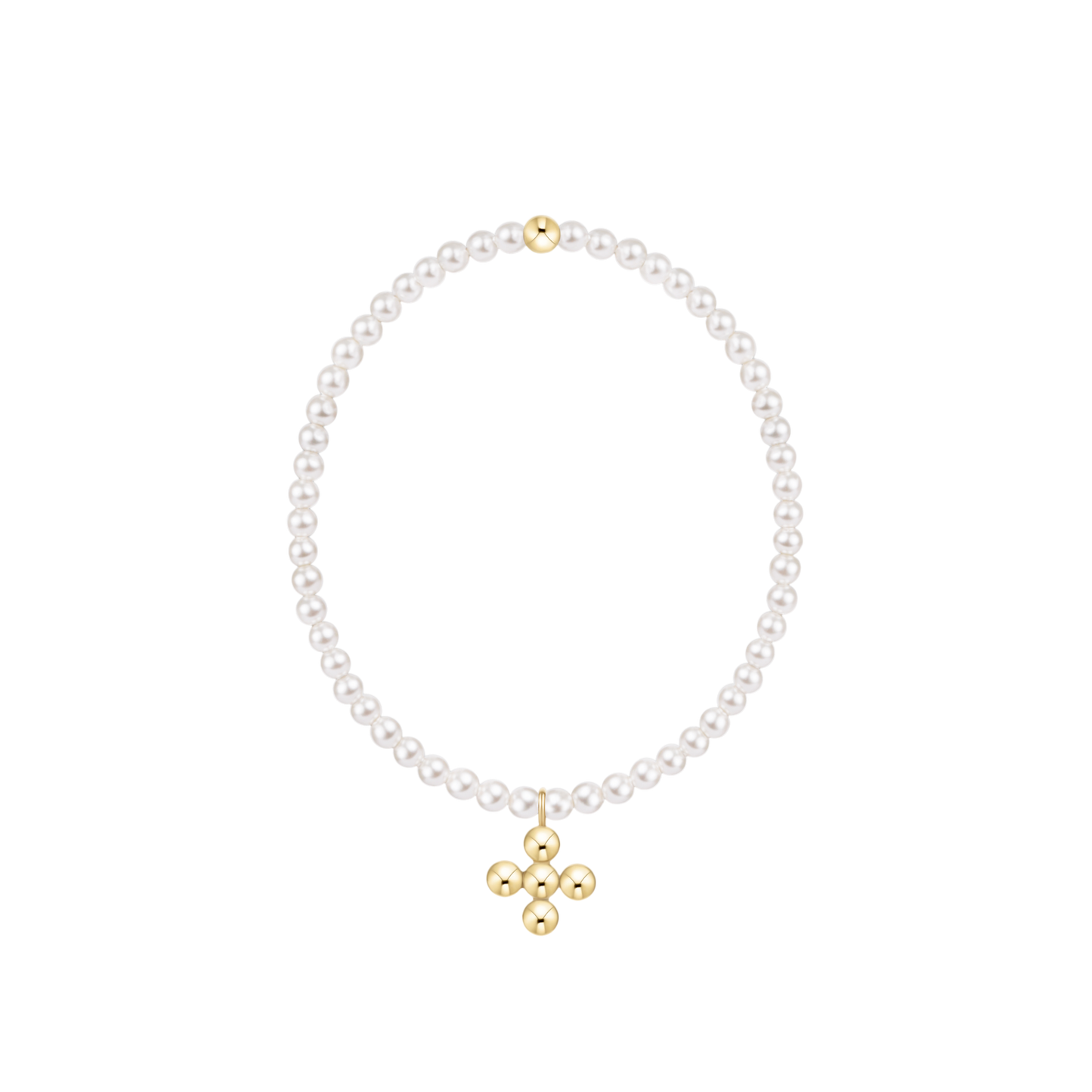 Classic Pearl Charm Bracelet