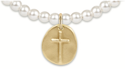 Classic Pearl Charm Bracelet