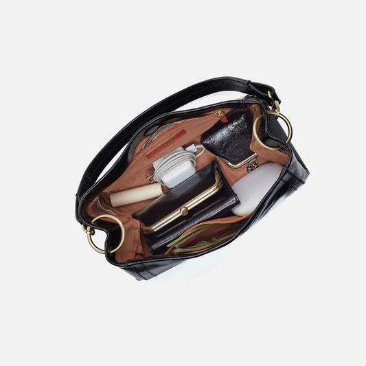 Seneca Shoulder Crossbody In Buffed Leather