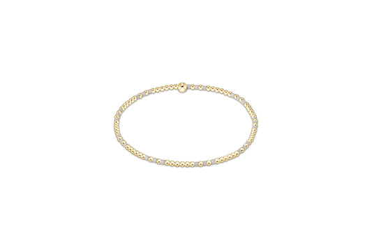 Gameday Hope Joy Pattern 2mm Bead Bracelet