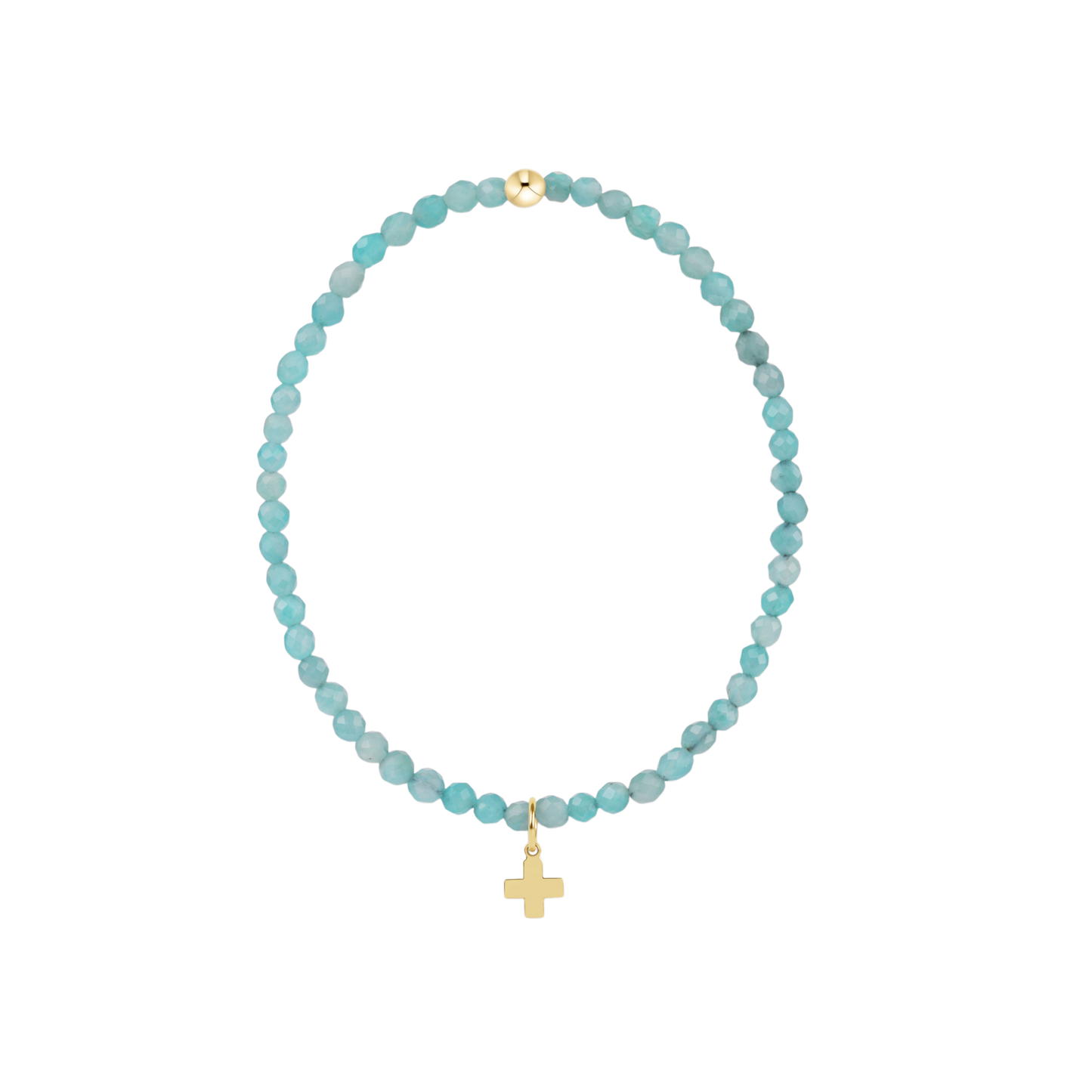 Classic 3 mm with Signature Cross Gold Charm