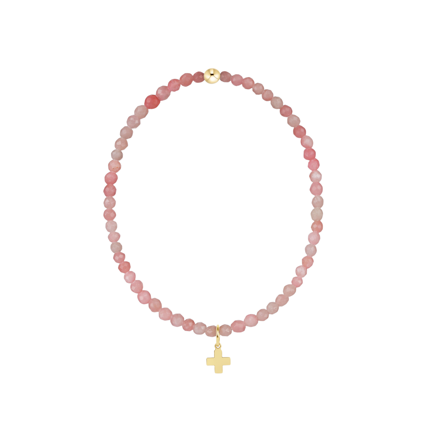 Classic 3 mm with Signature Cross Gold Charm