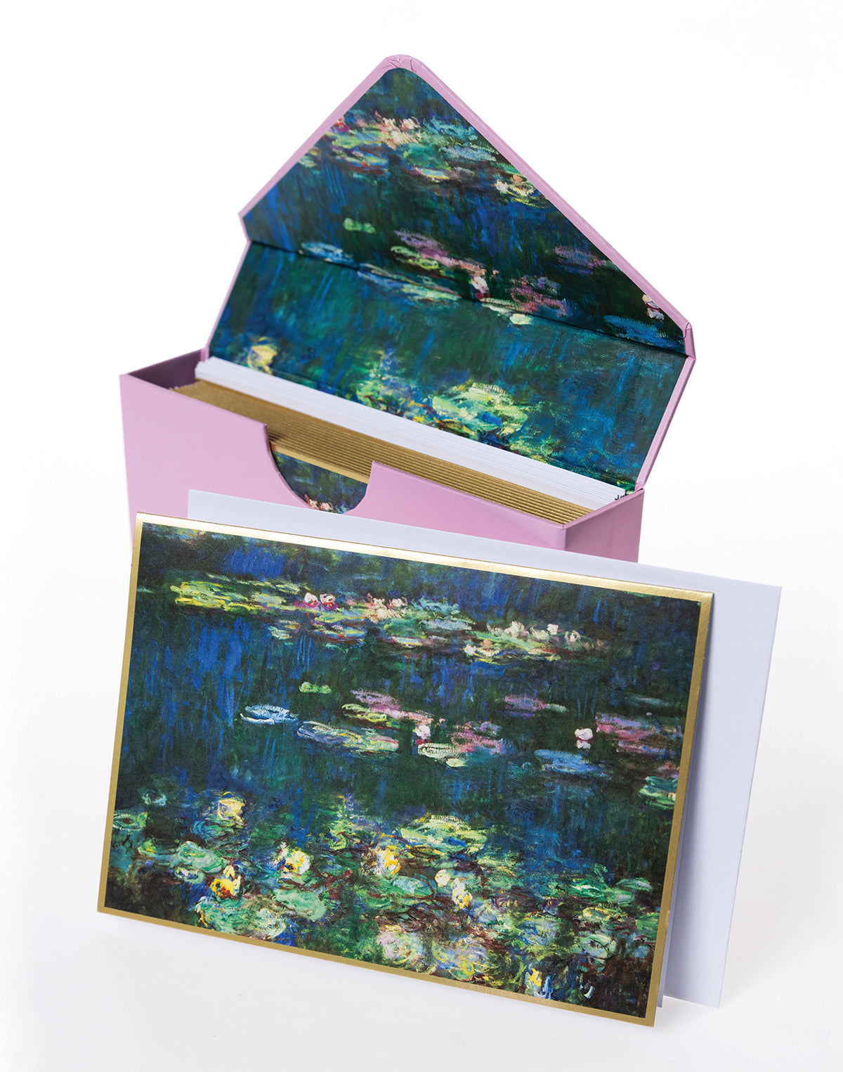 Monet Water Lilies Keepsake Boxed Cards