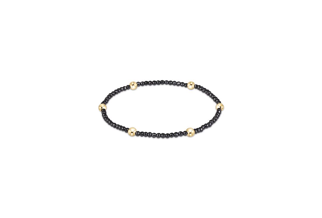 Presence Faceted Hematite Bracelet