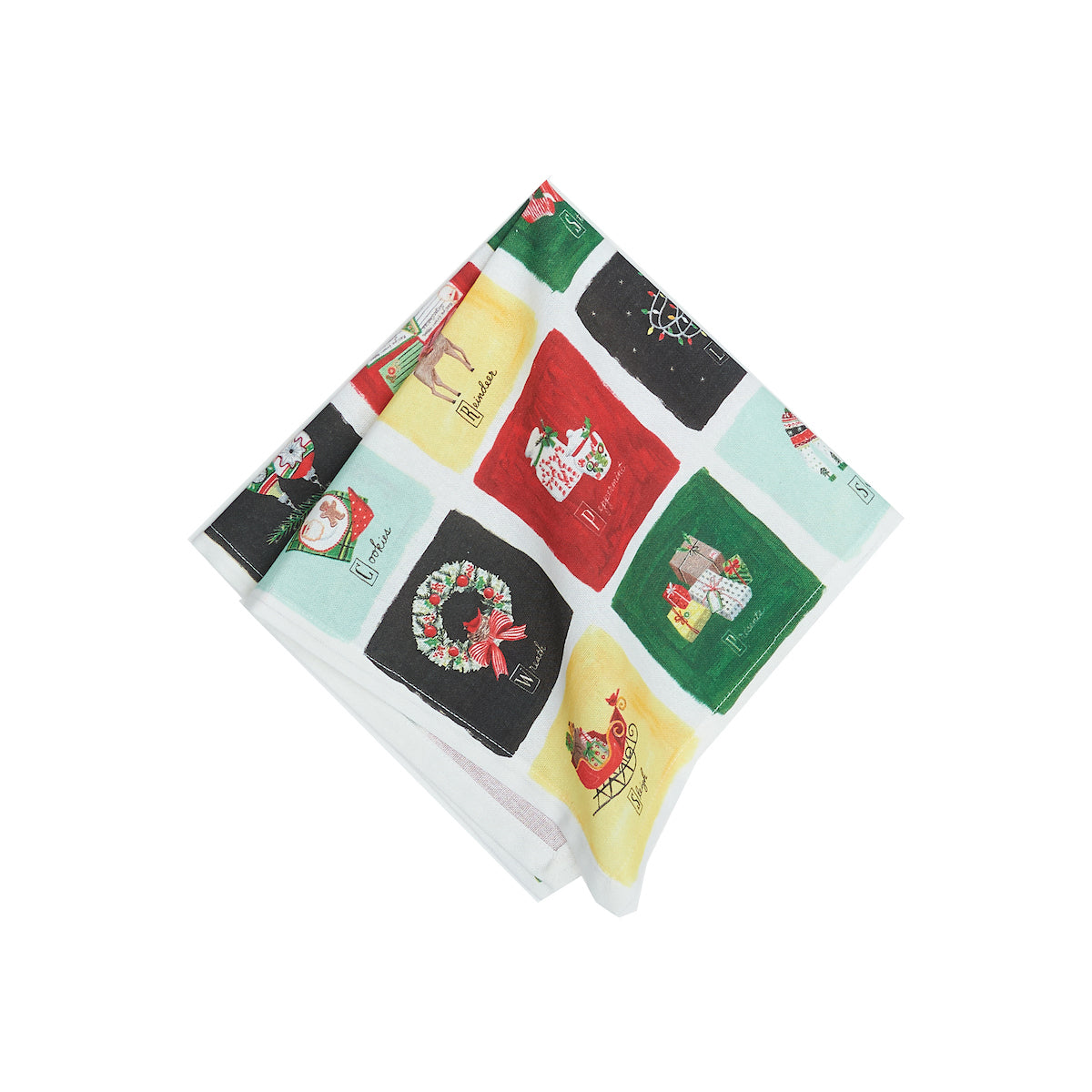 Alphabet Grid Napkin