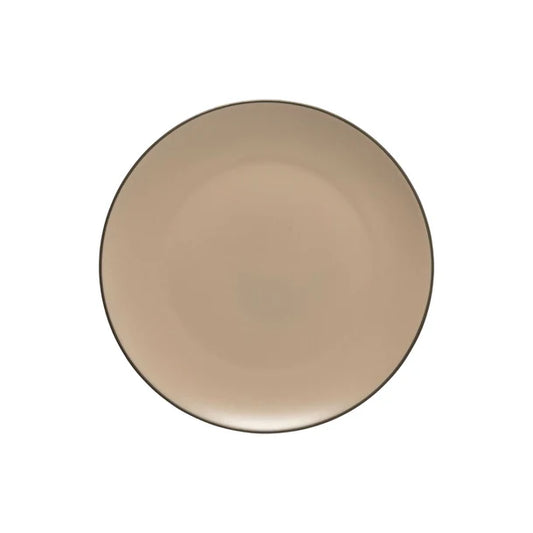 Casafina Stacked Organic Dinner Plate- Cremini