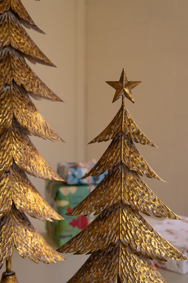 Antique Gold Christmas Trees